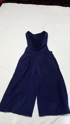 GU ネイビー オーバーオール 130