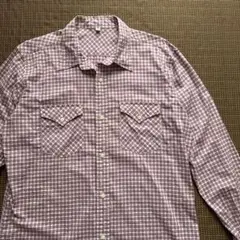 オールドユニクロ チェック長袖シャツ