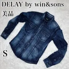 DELAY by win&sons ヴィンテージ加工　長袖ウエスタンシャツSのサムネイル