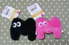 ダイソー　マスコットキーホルダー　アルハァベッド　Mピンク・ブラック②