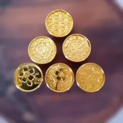 金色シーリングスタンプセット 6個