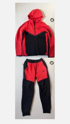 Nike TechFleece xsサイズセットアップ 赤 レッド 希少 - メルカリ