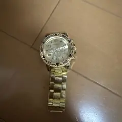 GENEVA ゴールド クロノグラフ 時計