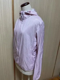 ユニクロピンク　Mサイズ　幾何学模様 ウィンドブレーカー