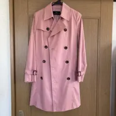 トレンチコート　ピンク