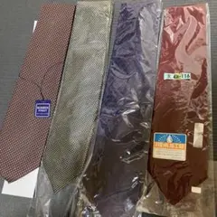 ネクタイ まとめ売り 4本 セット ドット