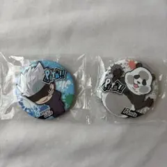 呪術廻戦 PITA!! 缶バッジ 五条悟 パンダ 2種セット
