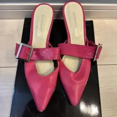 JEANASIS ピンク ミュール サンダル 23cm-23.5cmのサムネイル