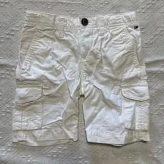 Tommy Hilfiger ホワイトカーゴショーツ　ショートパンツ　 104