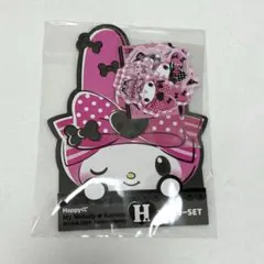 Happyくじ マイメロ クロミ H賞 ステッカーセット