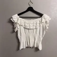 ダズリン　オフショル　ショート　トップス