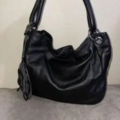 00s one shoulder bag real leather y2k