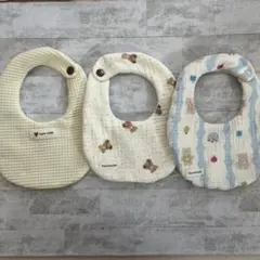 ハンドメイド リバーシブルスタイ 3枚セット