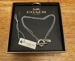 COACH オープンサークルロゴチェーンブレスレット