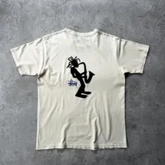 90s stussy オールドステューシー ジャズマンTシャツ シャドーマン