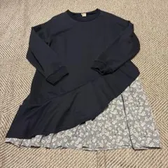 Bee des Bee 長袖ワンピース 140サイズ ネイビー