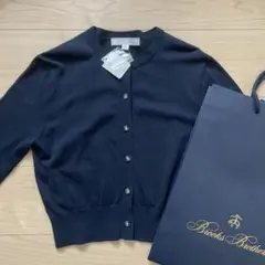 今期物タグ付き　Brooks Brothers コットンカーディガン ネイビーのサムネイル