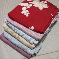 耳*良様 3131 小紋着物まとめ売り6着！リメイク•お稽古用など☆