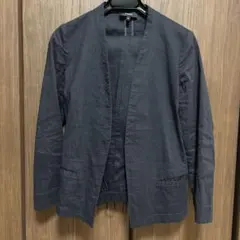 美品！theory リネンセットアップ　サマースーツ ネイビー00