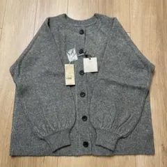 りんご様☆studioCLIP グレー ボタン付きカーディガン Fサイズ