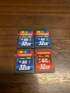 Transcend 32GB メモリーカード 4枚セット