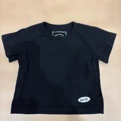 プティマイン　and D. ブラック半袖Tシャツ 90綿100%