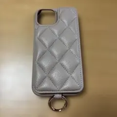 iPhone15用レザー調ケース