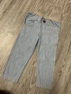 ライトブルーデニム風パンツ 100cm