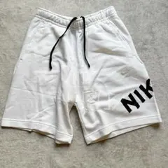 ホワイト ブラック NIKE ハーフパンツ ショートパンツ ロゴ M