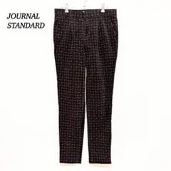 美品 Journal Standard コーデュロイパンツ【M】総柄 ブラウン