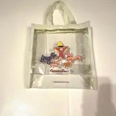 【未使用】おさるのジョージ　透明トートバッグ