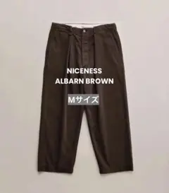 NICENESS ALBARN チノパン sizeM beige 26AW NICENESS ALBARN BEIGE M - メルカリ