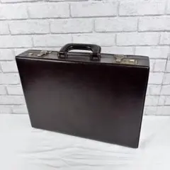 80s ビンテージ アタッシュケース 肉厚レザー 総革 ビジネスバッグ