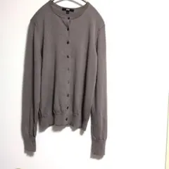 UNIQLO モカ茶？ ニットカーディガン M
