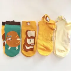 新品パンどろぼう　レディースソックス　4足セット