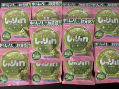 カバヤ　しゃりinグミ×10袋　（マスカットソーダ味）