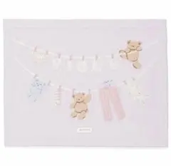 ジェラートピケ　エアリーモコ　ブランケット　アニマル柄　ラベンダー