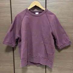 6(ROKU)SWEAT COLOR SHORT SLEEVE PULLOVER