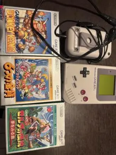 初代ゲームボーイ + ソフト5つ付きです。 - メルカリ