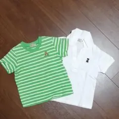 ダブルBポロシャツ ＆ミキハウスTシャツ　100