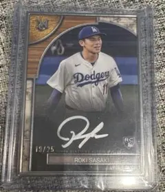 佐々木朗希 2025 Topps Tribute Auto /50 - メルカリ