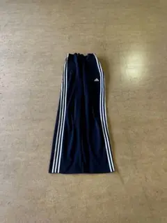 00s OLD adidas ストライプ　フレア　トラックパンツ　y2k シティ