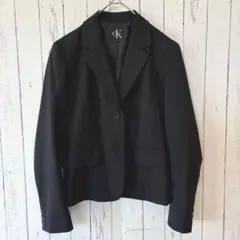 Calvin Klein カルバンクライン テーラードジャケット ブラック 黒