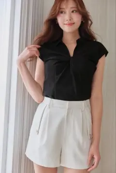 herlipto Two-Way Collar Jumpsuit Mサイズ - メルカリ