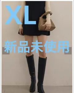 ACYM Betty skinny ロングブーツ BLACK XLのサムネイル