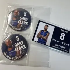 ゲイリークラーク選手　缶バッジセット
