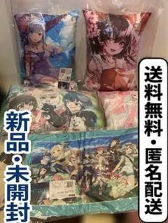 【未開封】桜ミク 東方　博麗霊夢　リゼロ　ラブライブ等 クッション 5点セット