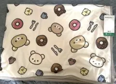 ★新品 リラックマ 冷感ケット ハーフサイズ 100×140 ドーナツ柄のサムネイル