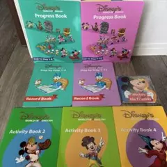Disney World of English 教材セット - メルカリ