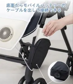 3COINS スリーコインズ　ベビーカー用モバイルバッテリー収納のサムネイル